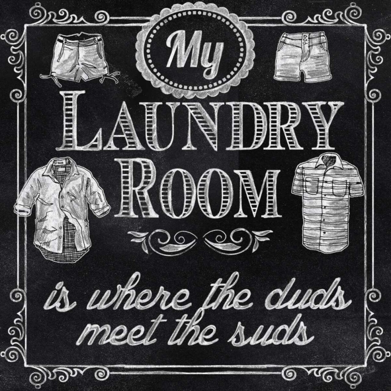 My Laundry Room Poster Print by Conrad Knutsen - Item # VARPDX16291